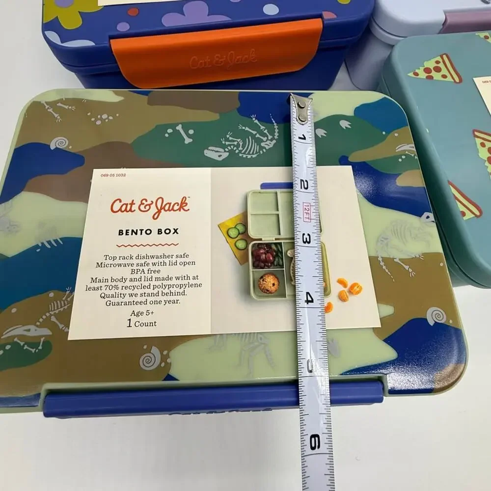 NEW Cat & Jack Kids Bento Lunch Box Compartment Container
